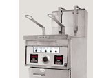 14 TS Fryer shown with basket-lift option